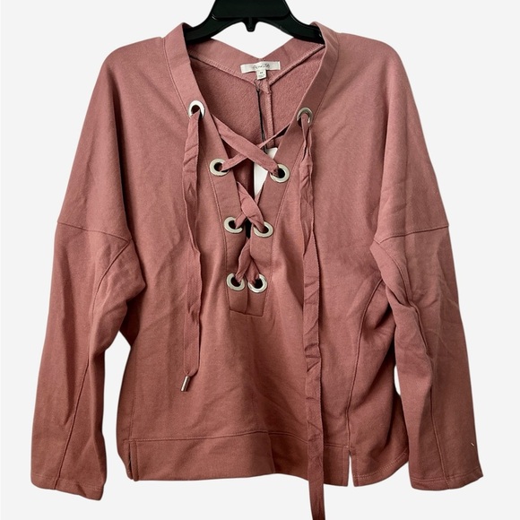 Active USA Tops - Activewear Look Sweater Long Sleeves Blush Medium SweaterSweatshirt BNWT